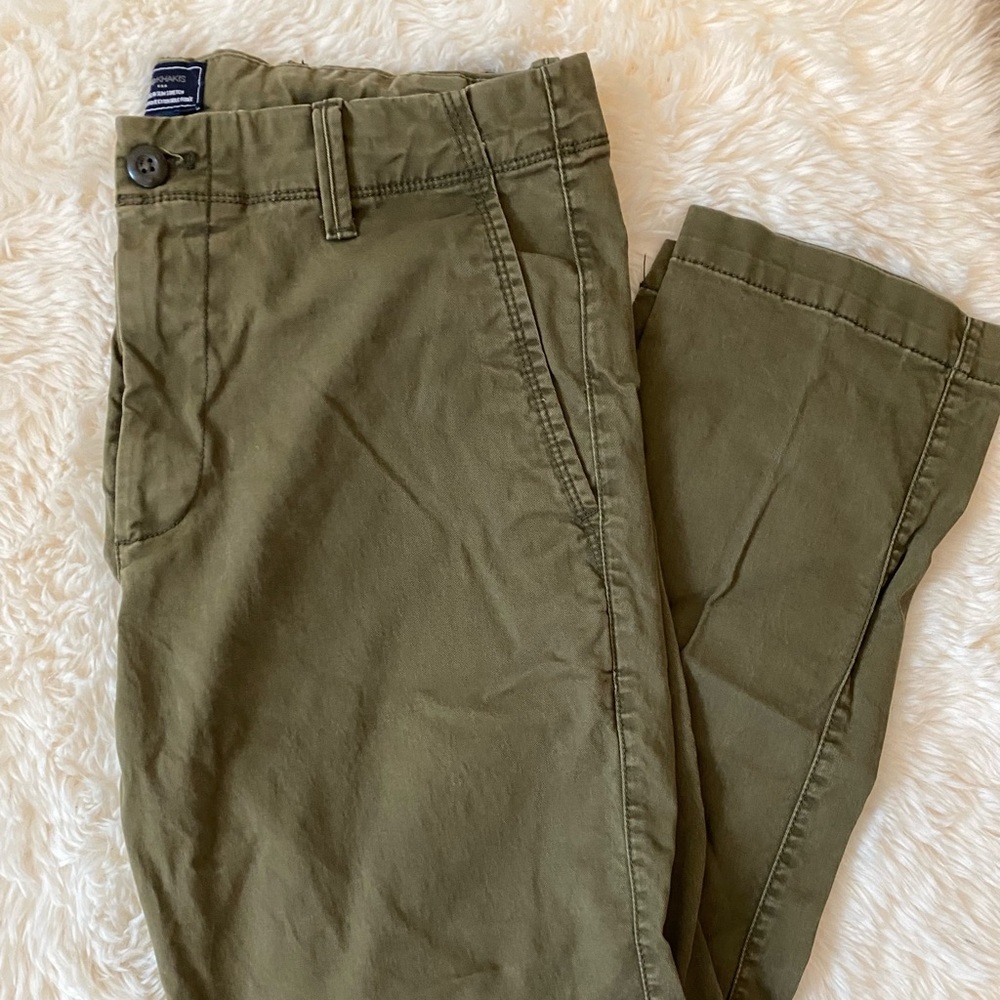 Mens Gap Khaki Pants Green New!